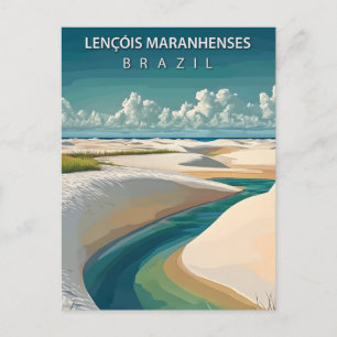 Lençóis Maranhenses Brazil Dunes & Lagoons Postcard