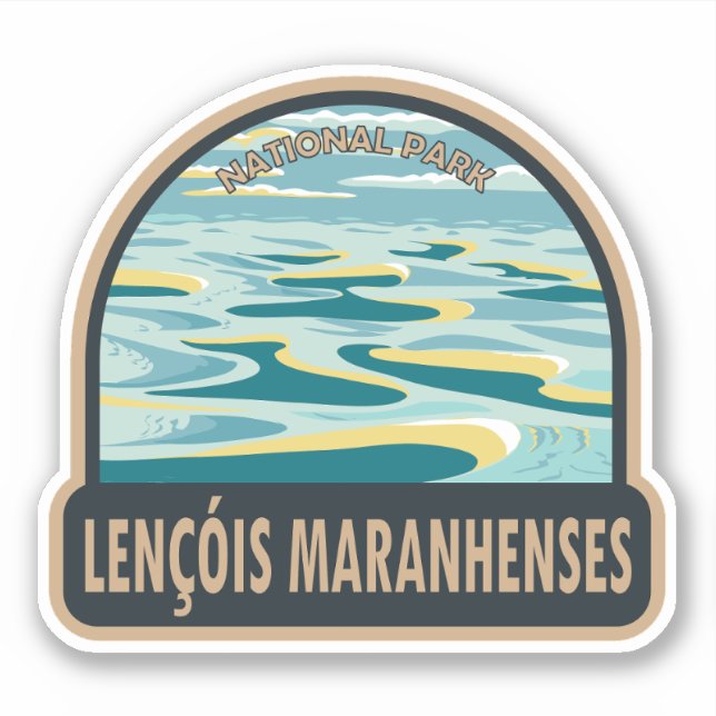 Lencois Maranhenses National Park Brazil Vintage (Front)