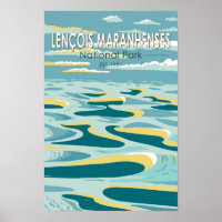 Lencois Maranhenses National Park Brazil Vintage