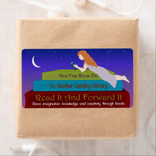 Lending Library Books Label