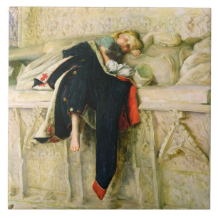 L'Enfant du Regiment (The Random Shot) 1855 (oil o Tile