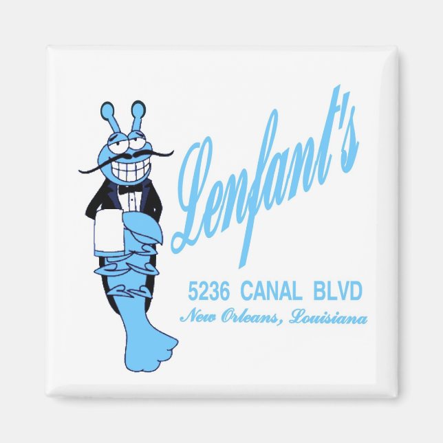 Lenfants Restaurant New Orleans Magnet (Front)