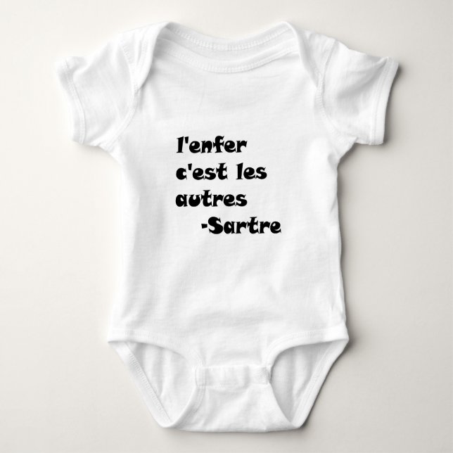 LenferCestLesAutres Baby Bodysuit (Front)