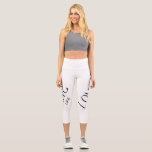 Lengging - Love Life Capri Leggings<br><div class="desc">Love in the Air - Valentine's Day Collection Celebrate love in all its forms with our "Love in the Air" Valentine's Day collection! Whether you're looking for romantic gifts, personalised cards, or charming home decor, this collection has everything you need to make Valentine’s Day special. From custom T-shirts and mugs...</div>