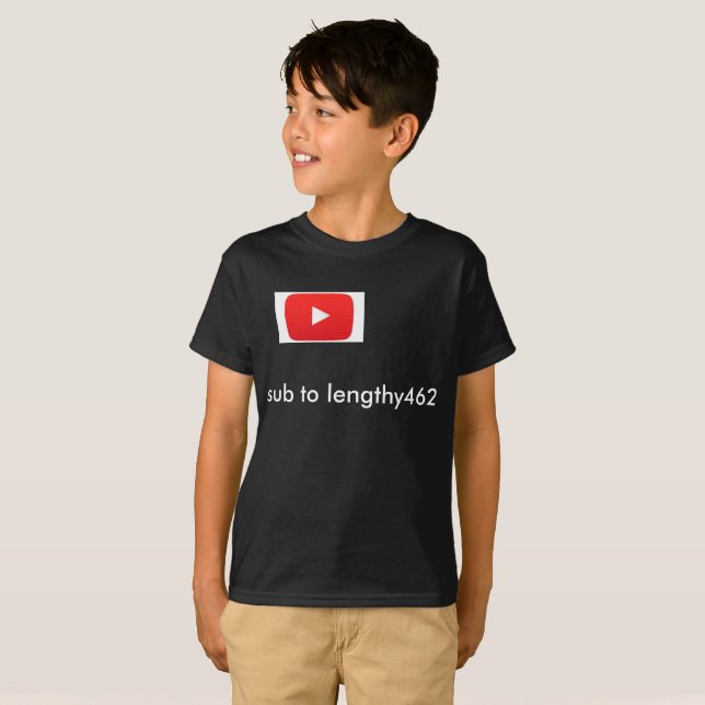 lengthy youtube shirts (Front Full)