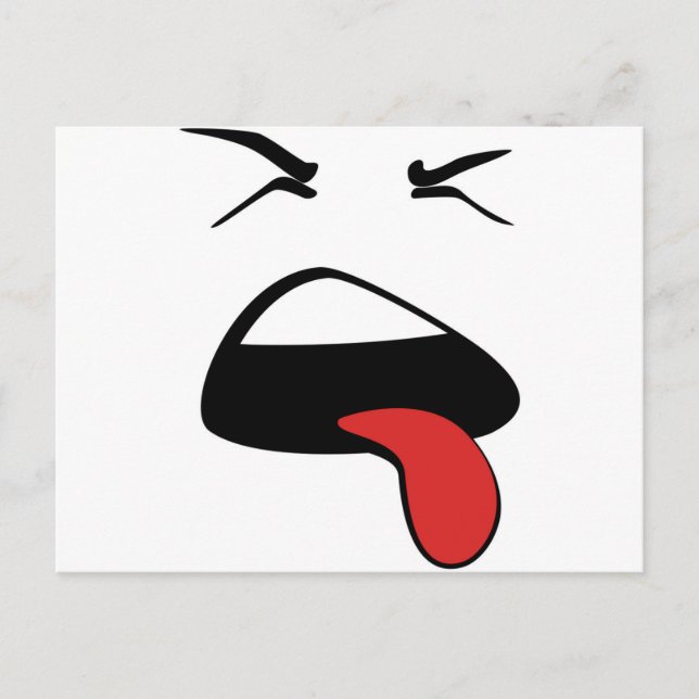 lengua afuera postcard (Front)