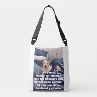 lenguaje animal crossbody bag