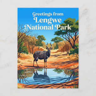 Lengwe National Park Malawi Postcard