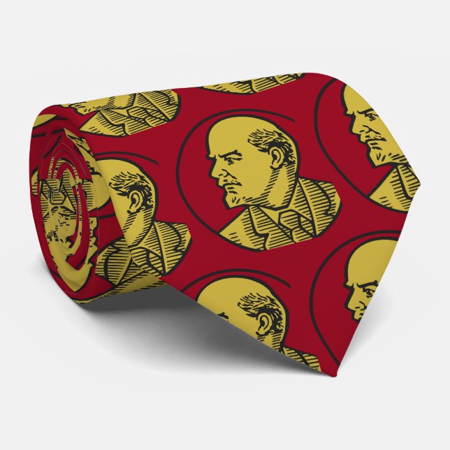 Lenin Communism Revolution Socialism Russia Tie (Rolled)