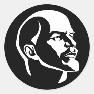 Lenin Head Classic Round Sticker