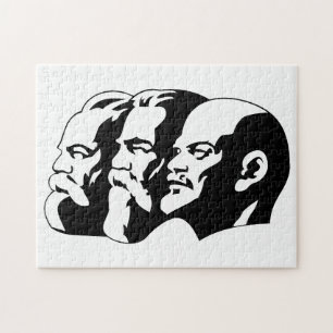 Lenin, Marx, Engels, Soviet Union, Communism Jigsaw Puzzle