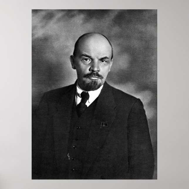 Lenin photo portrait poster (Front)