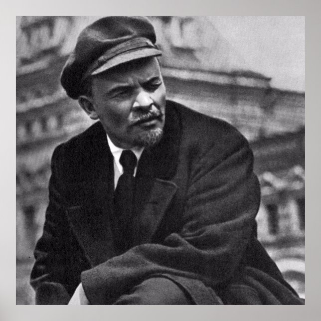 Lenin photo portrait poster (Front)