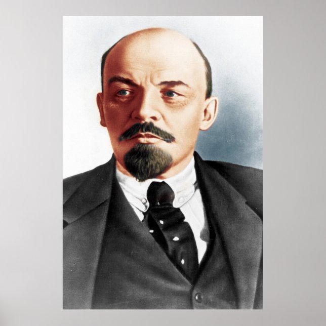 Lenin photo portrait poster (Front)
