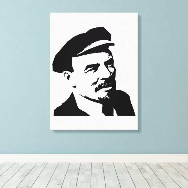 Lenin, USSR, CCCP, Soviet Union, Communism Canvas Print (Insitu(Wood Floor))