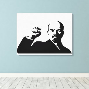 Lenin, USSR, CCCP, Soviet Union, Communism Canvas Print