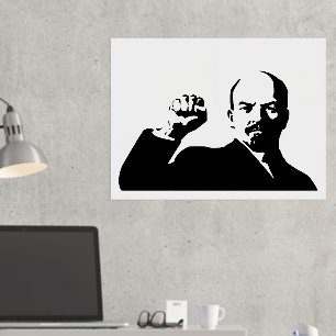 Lenin, USSR, CCCP, Soviet Union, Communism Foil Prints