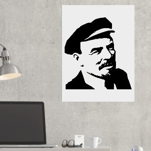 Lenin, USSR, CCCP, Soviet Union, Communism Foil Prints