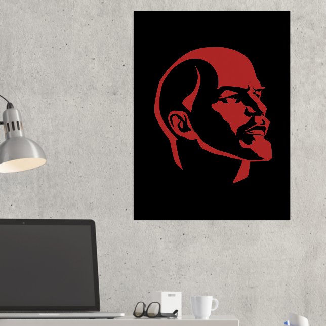Lenin, USSR, CCCP, Soviet Union, Communism Foil Prints (In Situ (Desk 2))