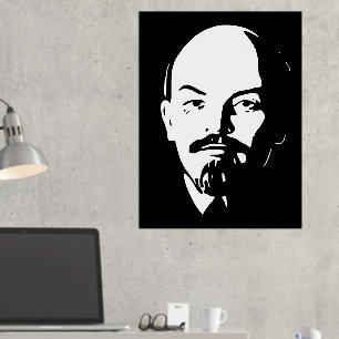 Lenin, USSR, CCCP, Soviet Union, Communism Foil Prints