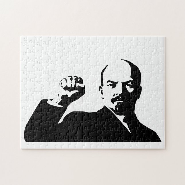 Lenin, USSR, CCCP, Soviet Union, Communism Jigsaw Puzzle (Horizontal)