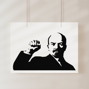 Lenin, USSR, CCCP, Soviet Union, Communism Poster