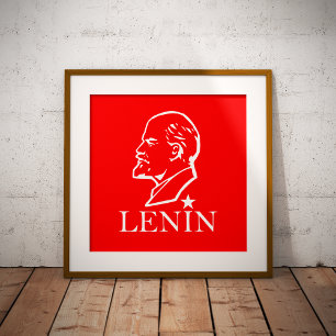 Lenin, USSR, CCCP, Soviet Union, Communism Poster