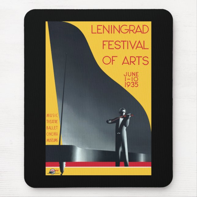 Leningrad Festival of the Arts Mouse Mat (Front)