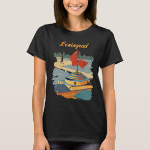 Leningrad Russia City Retro Travel T-Shirt