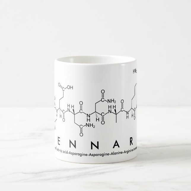 Lennard peptide name mug (Center)