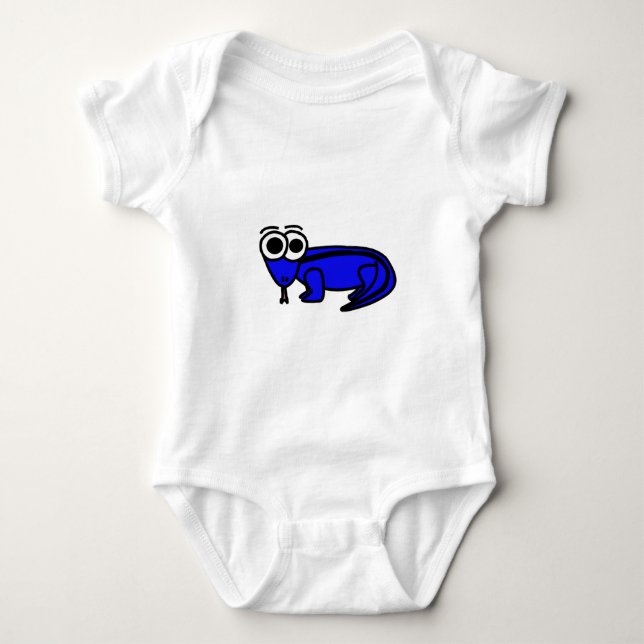 Lennie Lizard Baby Bodysuit (Front)
