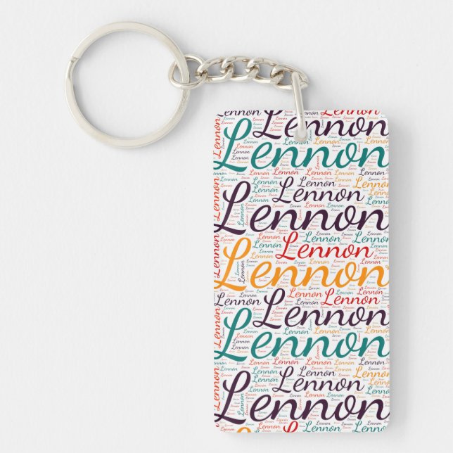 Lennon Key Ring (Front)