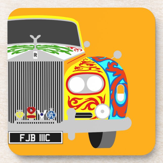 Lennon's psychedelic limousine car roller coaster (Front)