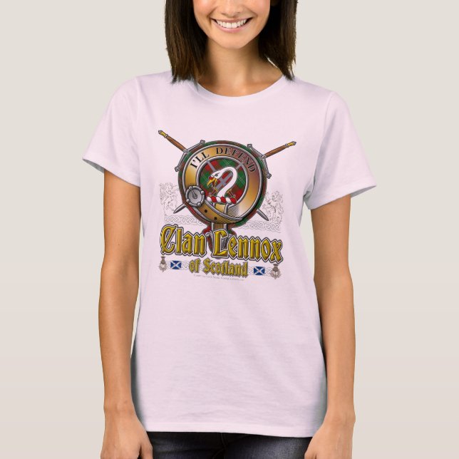 Lennox Clan Badge T-Shirt (Front)