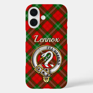 Lennox Clan Badge & Tartan iPhone / iPad case
