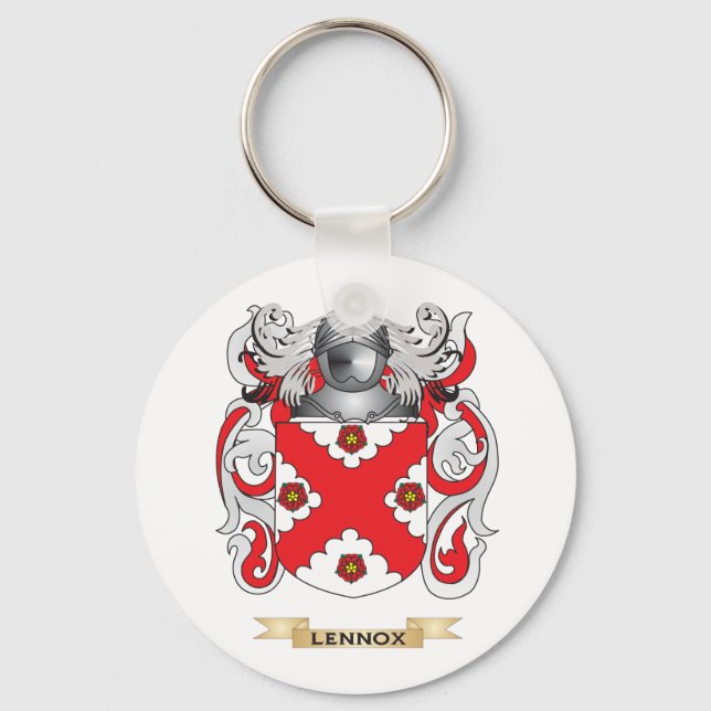 Lennox Coat of Arms (Family Crest) Key Ring (Front)