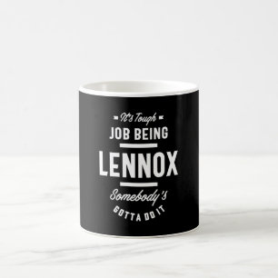 Lennox Personalised Name Birthday Coffee Mug