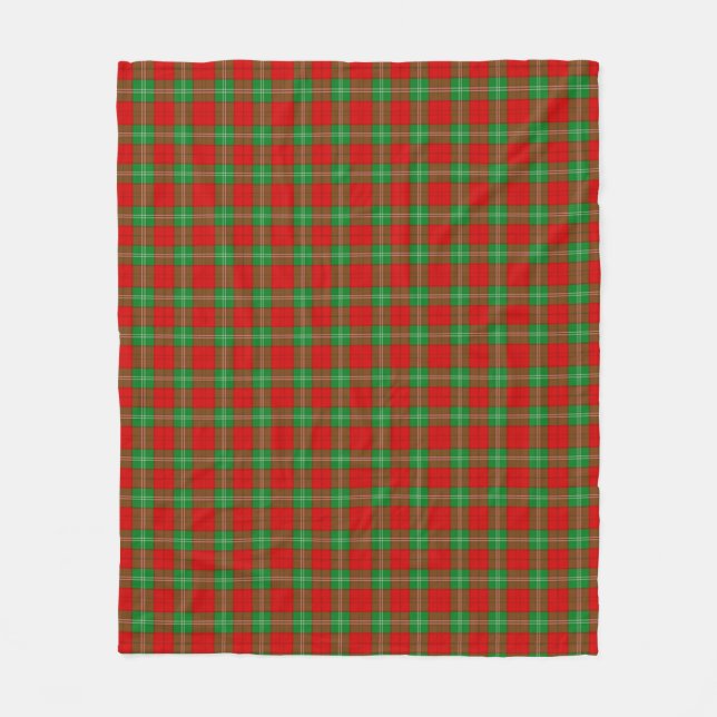 Lennox Plaid Fleece Blanket (Front)