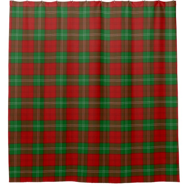 Lennox Tartan Shower Curtain (Front)