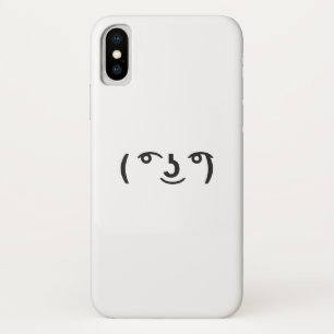 Lenny face memes ( ͡° ͜ʖ ͡°)  Text Emoji iPhone X Case