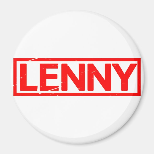 Lenny Stamp Magnet (Front)