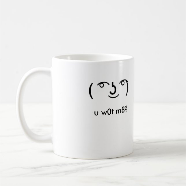 Lenny "u w0t m8" Mug (Left)