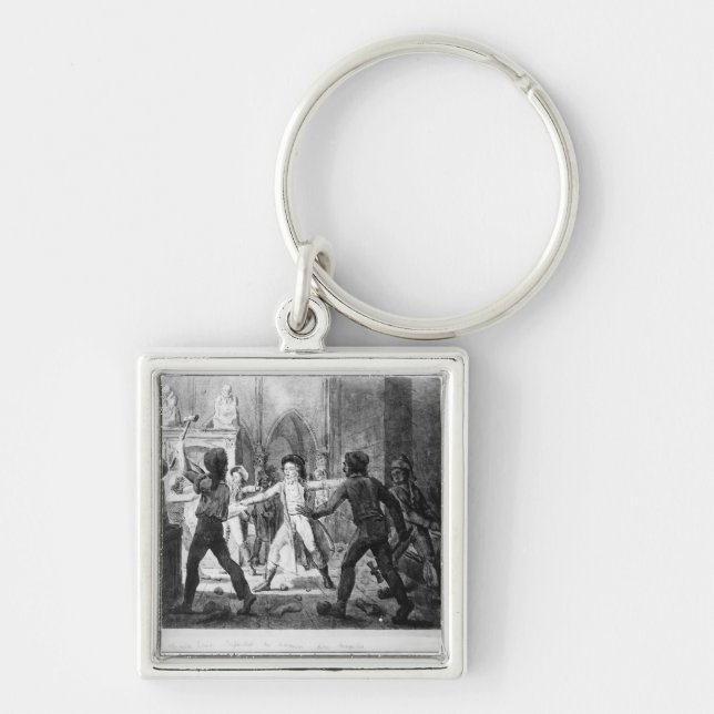 Lenoir opposing the destruction of royal tombs key ring (Front)