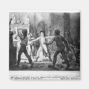 Lenoir opposing the destruction of royal tombs magnet