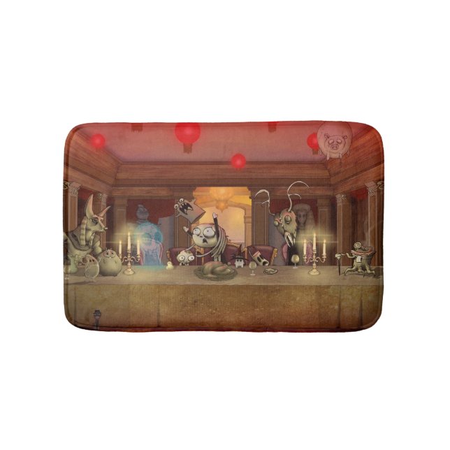 Lenore: Last Supper Bath Mat (Front)