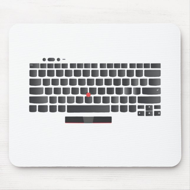 Lenovo Thinkpad keyboard layout T-Shirt (Edit) Mouse Mat (Front)
