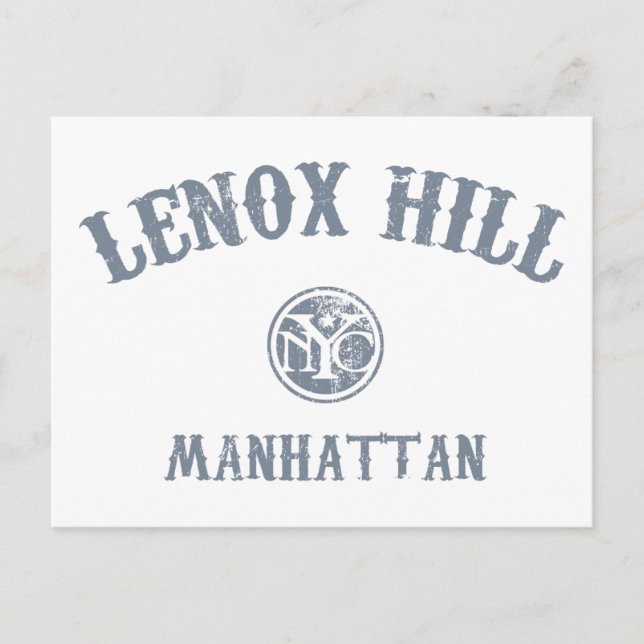 Lenox Hill Postcard (Front)