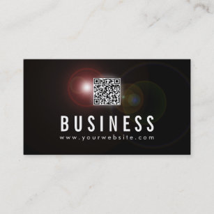 Lens Flare Cosmetologist Business Card