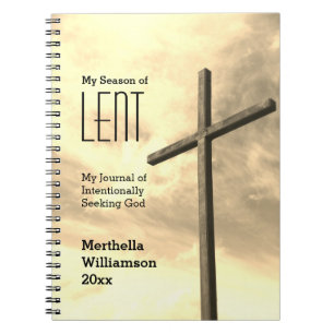 LENT JOURNAL Seeking God Lenten Cross Personalised
