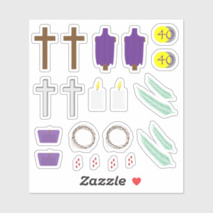 Lent Sticker Set
